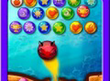 古怪的吸引泡泡射击