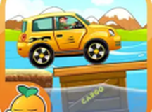 铺路搭桥汽车过河游戏
