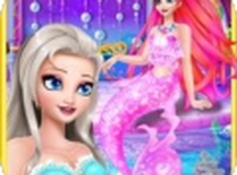 安吉拉公主美人鱼表演装扮展示